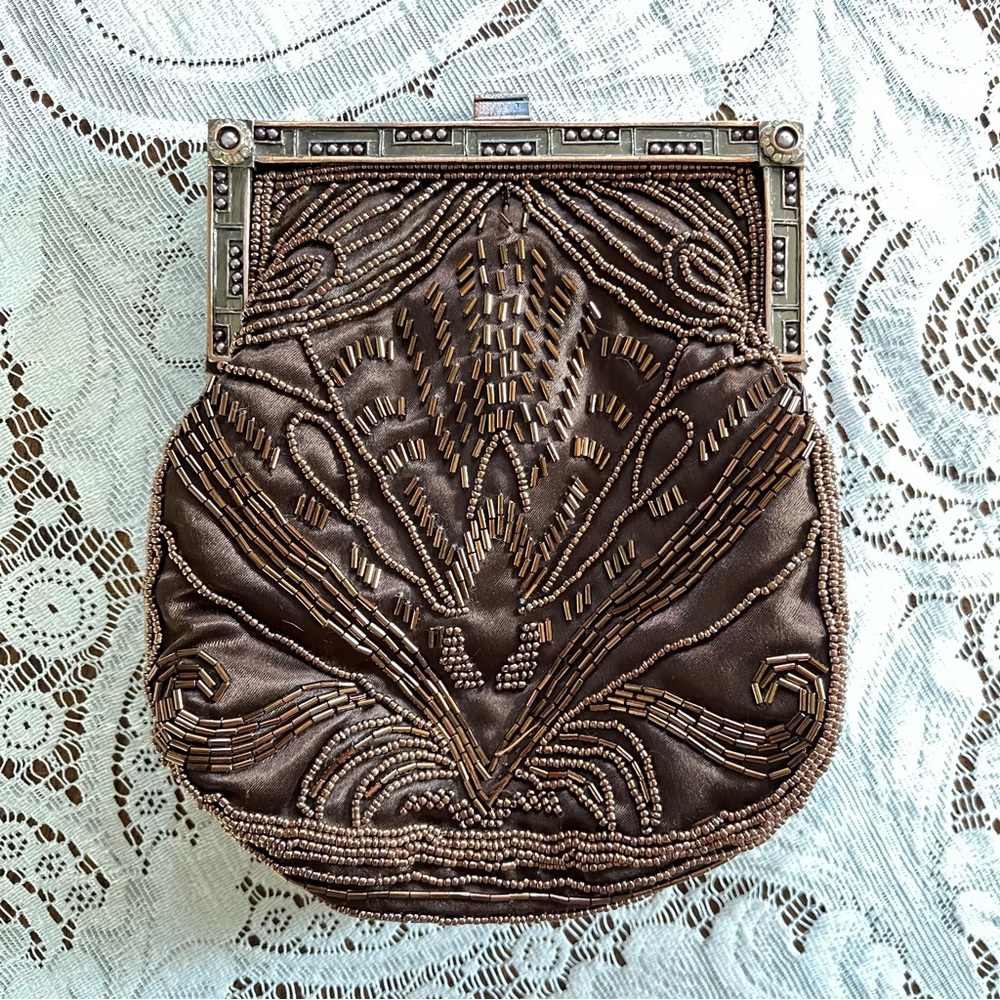 Vintage Beaded Clutch